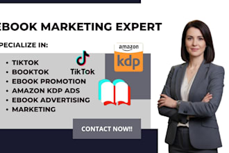 viral tiktok booktok ebook promotion amazon KDP ads ebook advertising marketing