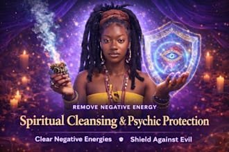 clear negative energy do spiritual cleansing and psychic protection