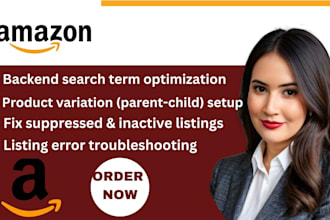 amazon fba listing seo writing optimization variation issue flat file ppc ebay