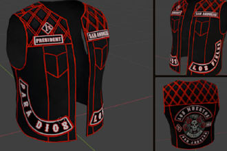 fivem kuttes custom fivem clothing kuttes mc mc vest biker clothing kuttes