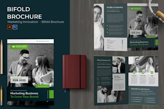 design creative marketing brochure, business brochure and marketing materials