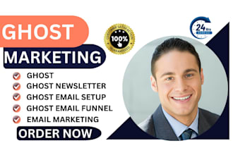 build ghost newsletter system ghost email campaign ghost subscriber funnel