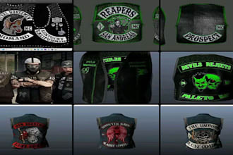 create mc kuttes kuttess fivem vest flag mc bike patch kuttes