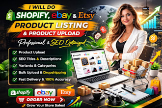 do shopify ebay product listing, product upload add product etsy dropshipping