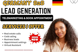 do german real estate cold calling b2b lead generation and appointment setting