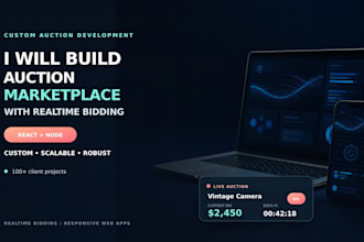 build auction marketplace with realtime bidding