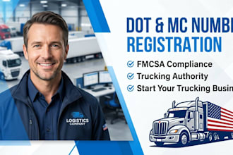 get your dot number, mc number, and trucking authority with fmcsa compliance
