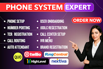 quo aircall zoom 8x8 fix twilio ai call routing voip ivr a2p 10dlc ringcentral