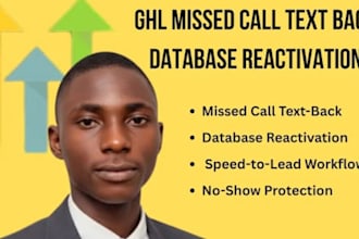 set up your gohighlevel database reactivation to book appointment from dead lead