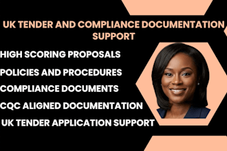 prepare UK tender compliance documents and high scoring proposals