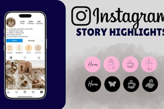 design minimalist instagram highlight covers