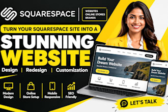 squarespace website redesign, squarespace development, squarespace website