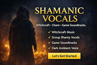 sing witchcraft music shamanic group shanty video game soundtrack male vocalist