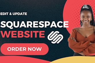 edit squarespace website update squarespace website revamp squarespace website