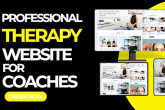 design a therapy or counseling website with booking form