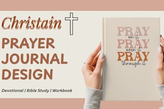 design prayer journal, devotional journal, christian book, and ebook