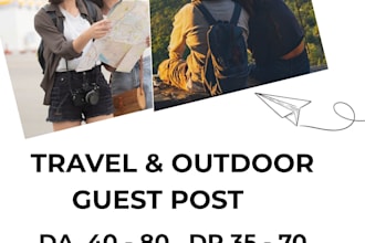 get your travel article published on travel and outdoor blogs