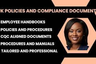 create UK policies procedures and compliance documents