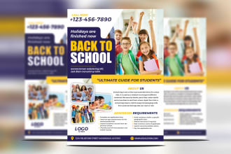 design kids event, summer camp, tuition and party flyers