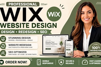 design wix website design wix website redesign wix website development wix SEO