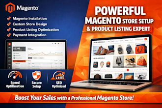 setup magento store, magento seo product listing, fix magento issuse