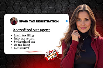 do tax filing for spain, italy, switzerland, llc tax 1120 5472 1040 CPA