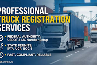 handle your usdot mc number and trucking authority registration