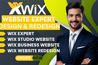 redesign wix studio website wix business website wix expert