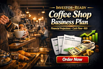 restaurant cafe coffee shop investor ready business plan financial projection