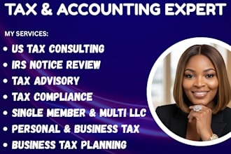 be a CPA tax accountant for tax consulting, filing, planning internantional tax