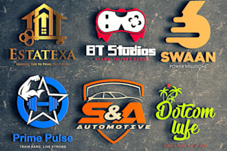 create modern minimalist 3d business logo design in 24 hours