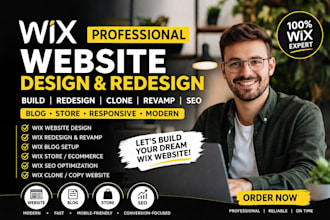 build wix website wix blog wix store wix redesign wix clone wix revamp wix seo