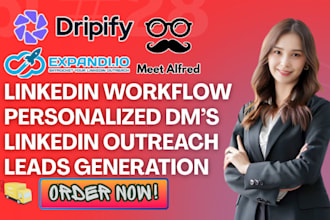do dripify linkedin automation, meet alfred expandio sales navigator marketing