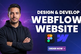 design, redesign webflow website, as webflow expert