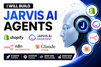 build jarvis ai agent, shopify, jarvis ai assistant, n8n automation, claude code