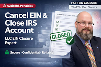cancel your ein number and handle irs business account closure for llc