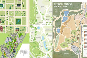 do site rv park layout map, campground map, property site plan map illustrations