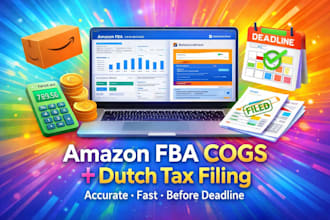 calculate amazon fba cogs and file dutch income tax before deadline