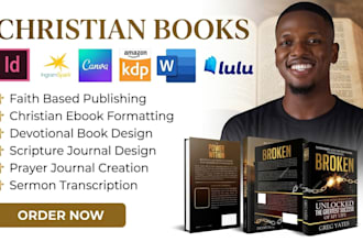 edit christian book formatting, editing, ghostwriting, journals, covers, reading