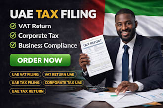 file uae vat return uae corporate tax filing and uae business tax return