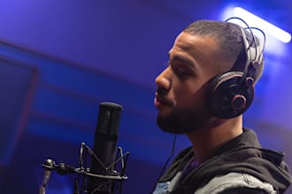be male rapper, UK rapper, rap ghostwriter, UK drill rap, hip hop singer