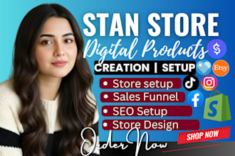 setup stan store, stan store design stan store marketing gumroad payhip