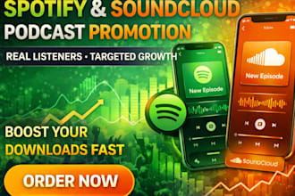 do manual and targeted spotify soundcloud podcast promotion for organic growth