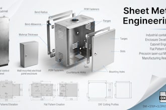 design sheet metal parts, flat pattern dxf and enclosure