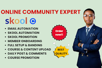 skool community setup,skool online community, skool community setup skool