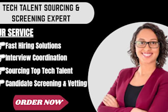 source, screen and hire top developers and tech talent fast