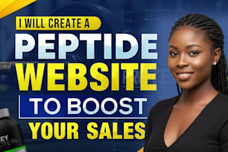 design peptide website fda compliant peptide website woocommerce peptide website