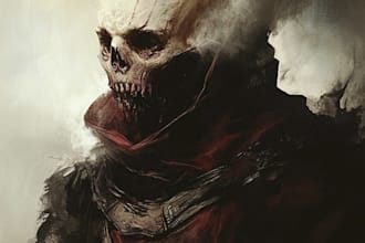design fantasy horror and fantasy horror character