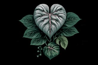 create hand drawn botanical floral logo design