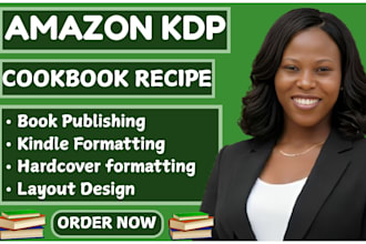 cookbook formatting cookbook recipe publishing amazon kdp cookbook cover design